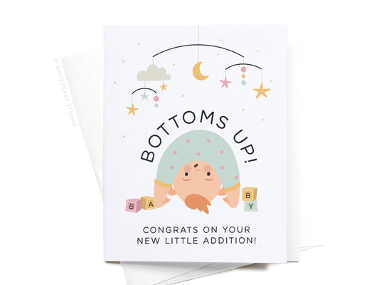 Bottoms Up Greeting Card  - Doodlebug's Children's Boutique
