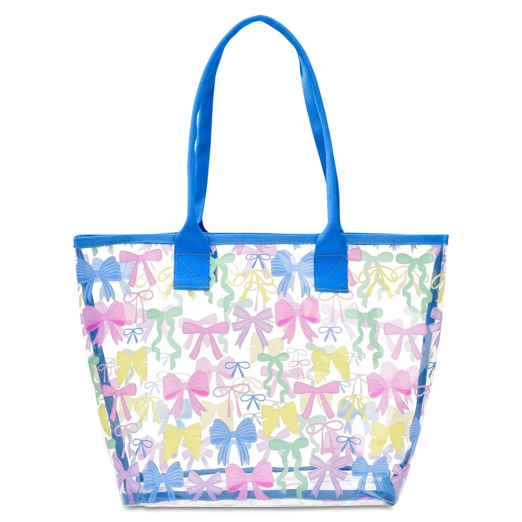 Pretty Bows Clear Tote Bag - Doodlebug's Children's Boutique
