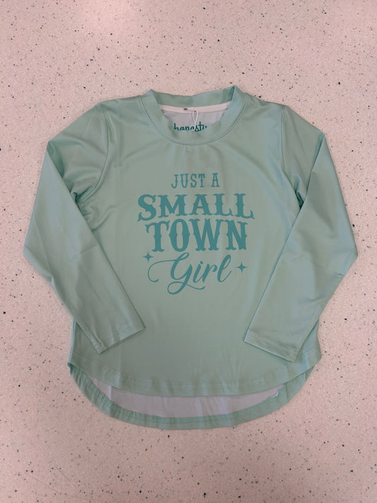 Small Town Girl Performance Tee  - Doodlebug's Children's Boutique