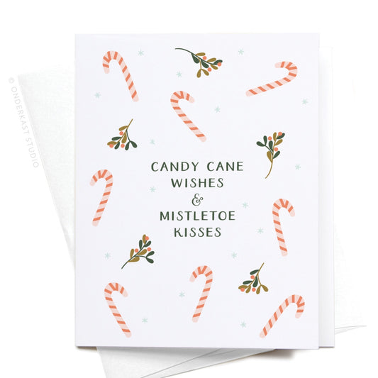 Candy Cane Wishes Greeting Card  - Doodlebug's Children's Boutique