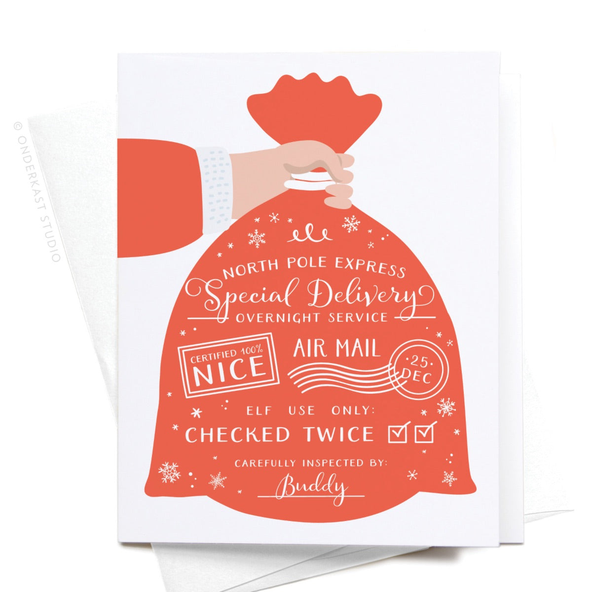 North Pole Express Special Delivery Greeting Card  - Doodlebug's Children's Boutique