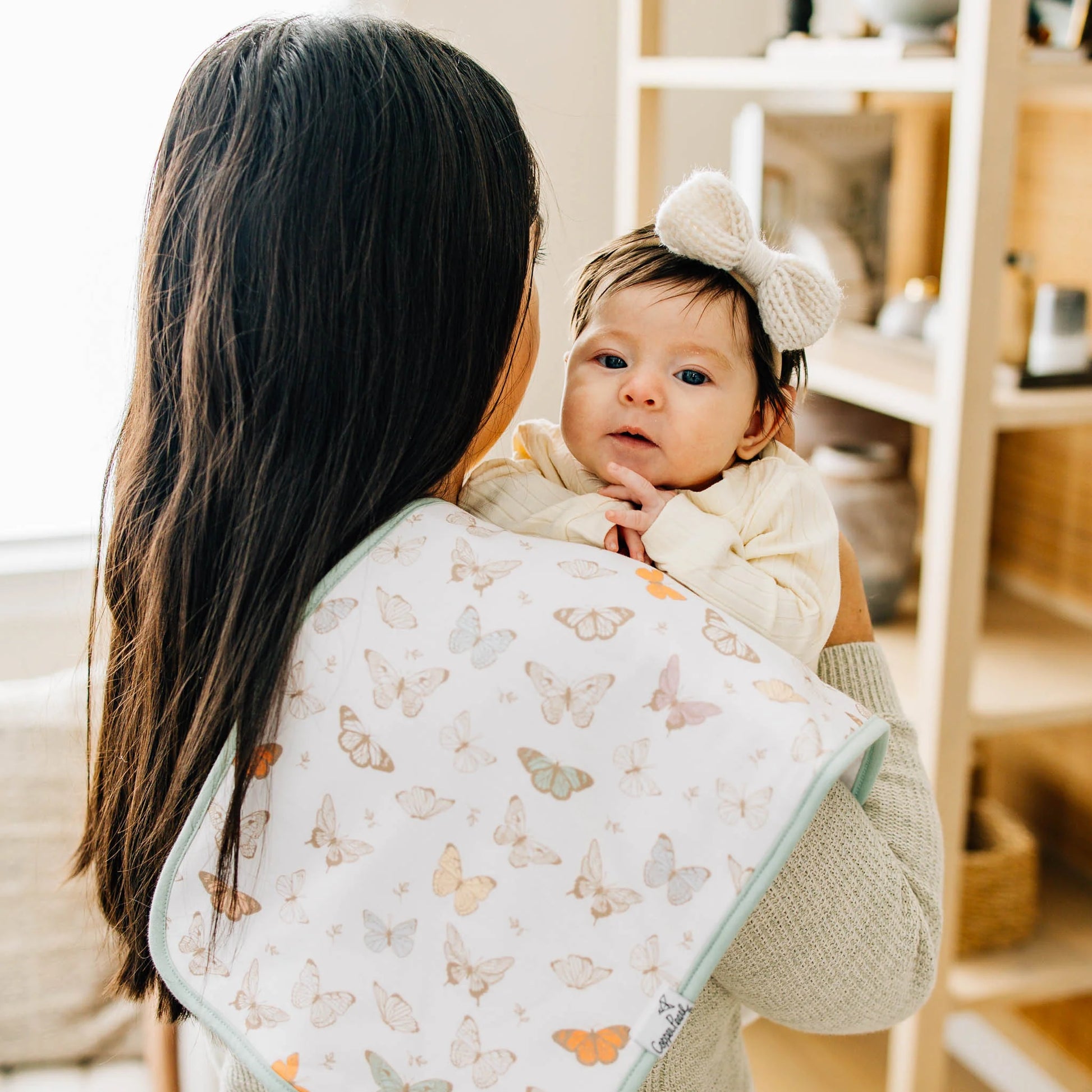 Flora 3 Pack Burp Cloths - Doodlebug's Children's Boutique