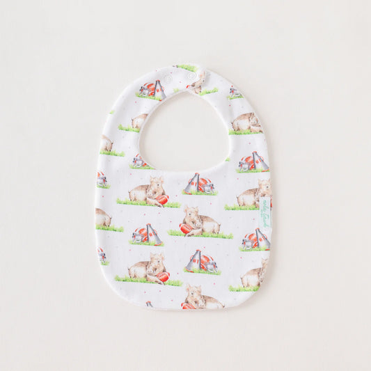 Arkansas Mascot Mania Organic Cotton Bib - Doodlebug's Children's Boutique