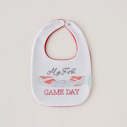 Arkansas My First Game Day Organic Cotton Bib - Doodlebug's Children's Boutique