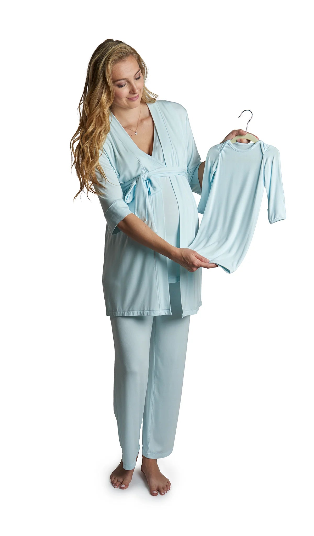 Whispering Blue Women's Robe - Doodlebug's Children's Boutique