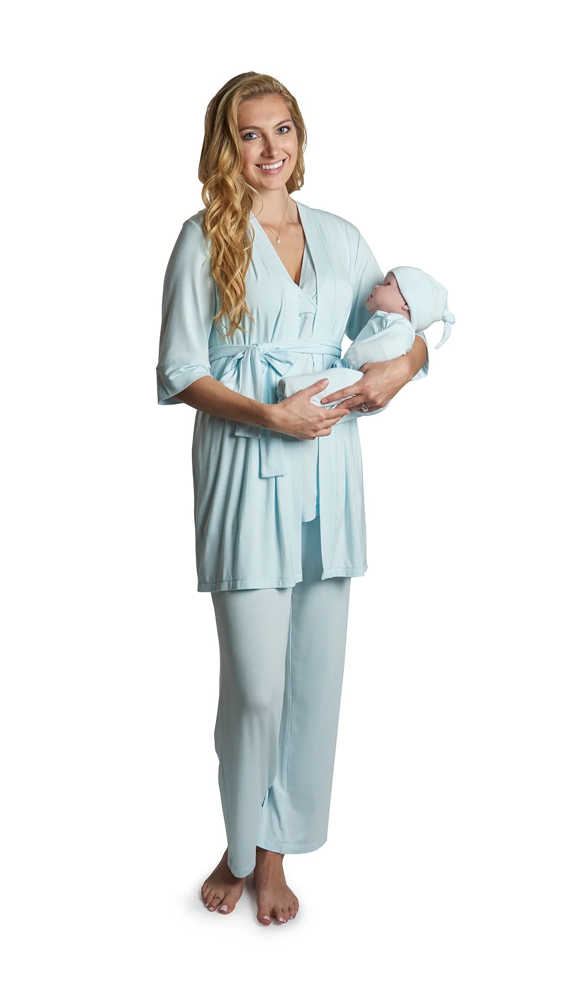 Whispering Blue Women's Robe - Doodlebug's Children's Boutique