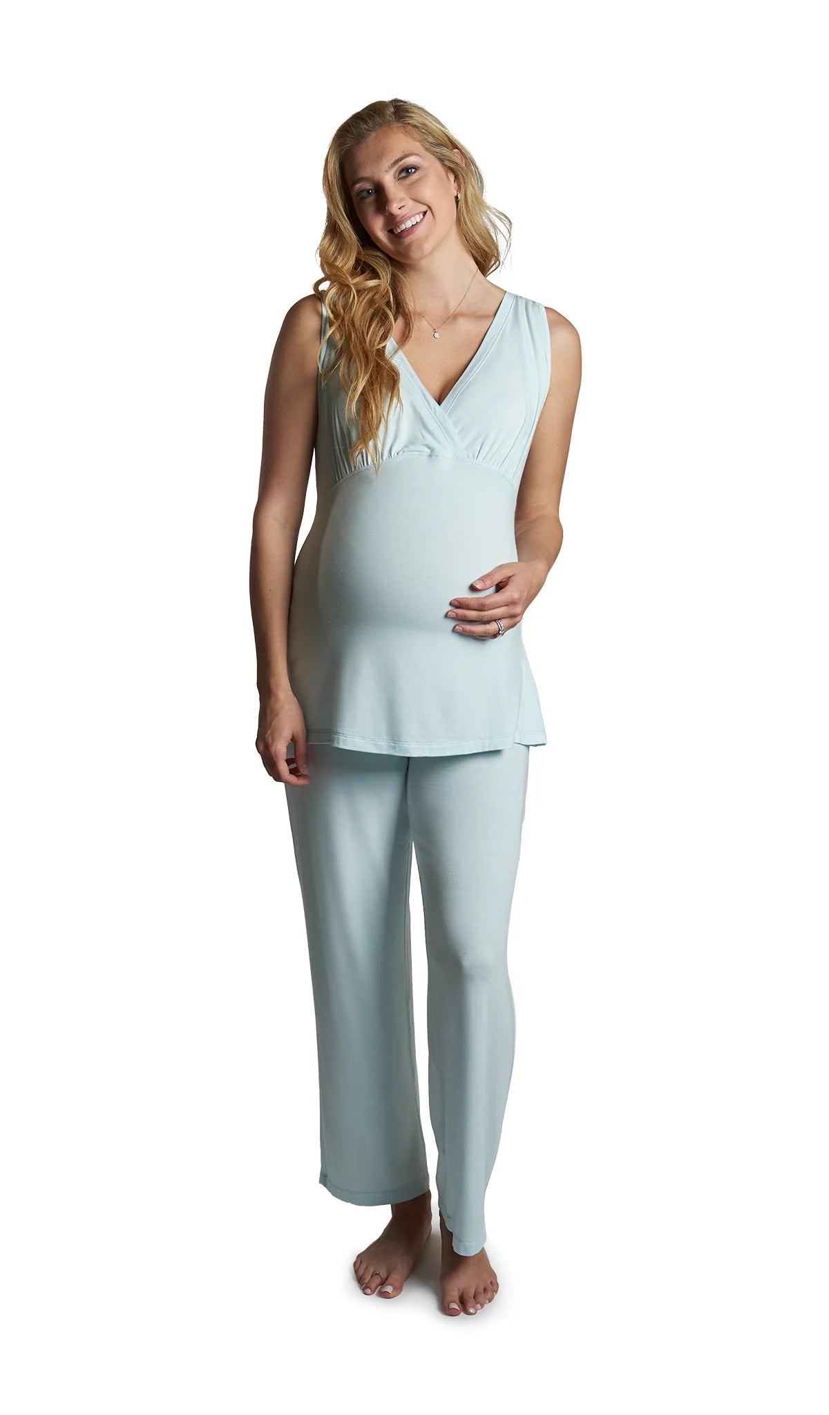 Whispering Blue 2 Piece Women's Pajamas - Doodlebug's Children's Boutique