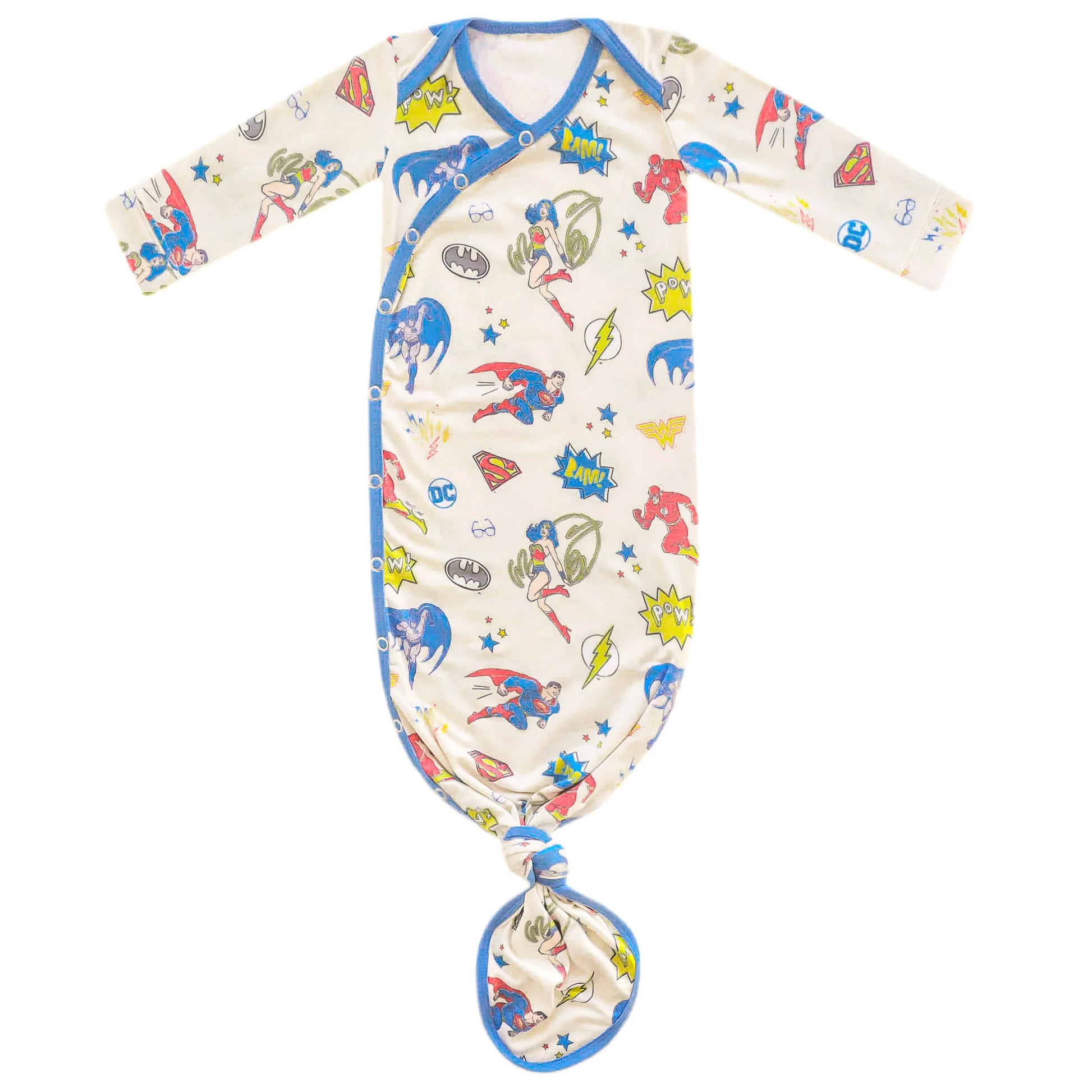 Justice League Knotted Gown - Doodlebug's Children's Boutique