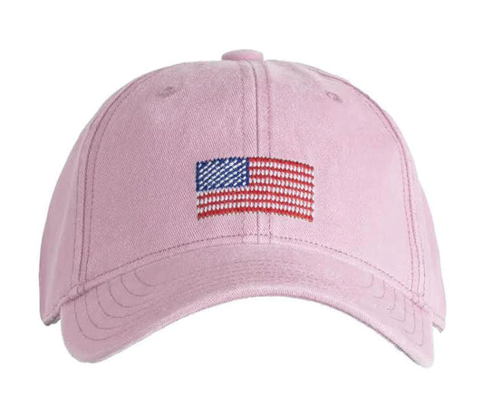 Pink American Flag Hat  - Doodlebug's Children's Boutique