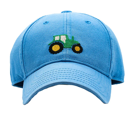 Light Blue Tractor Hat  - Doodlebug's Children's Boutique
