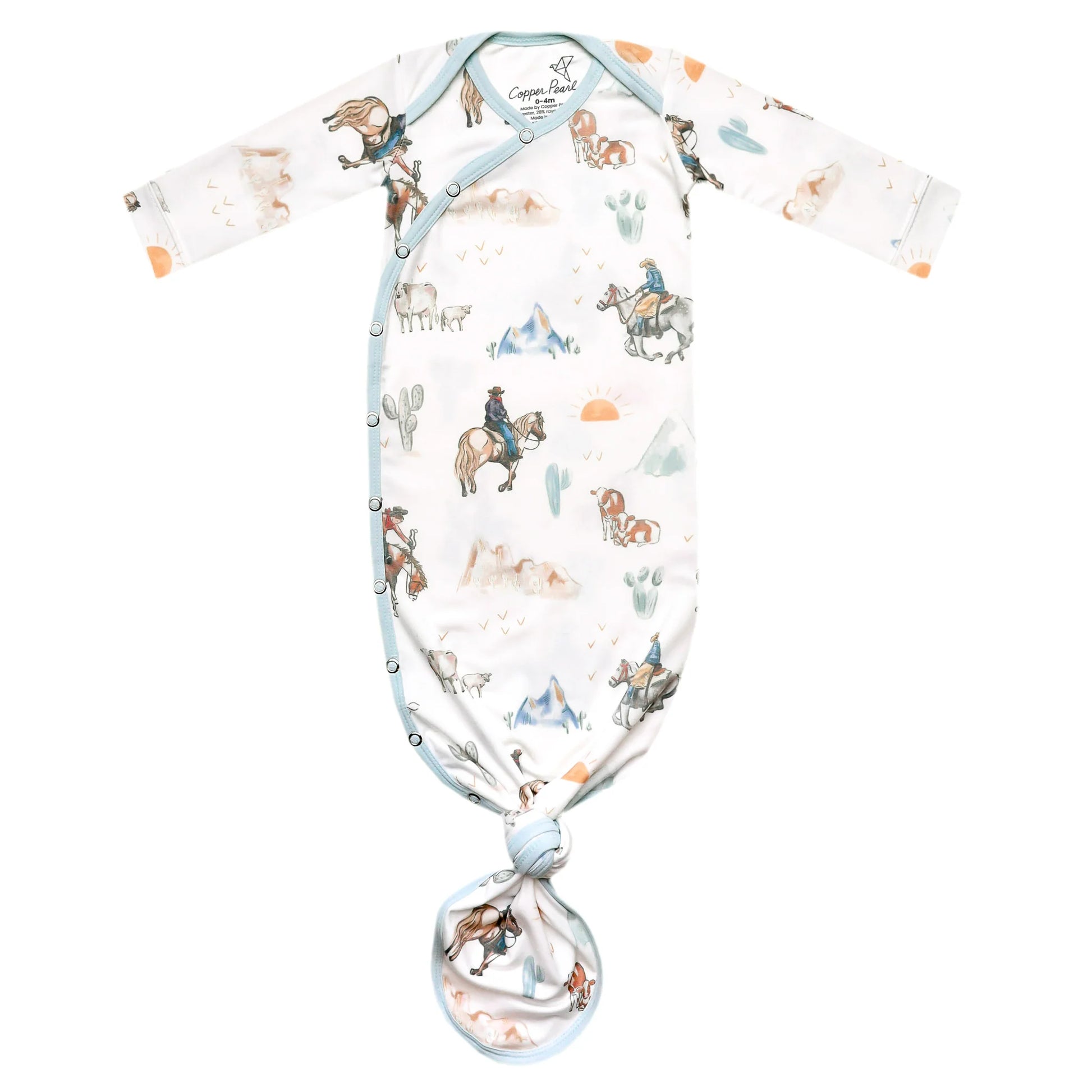 Boone Knotted Gown - Doodlebug's Children's Boutique