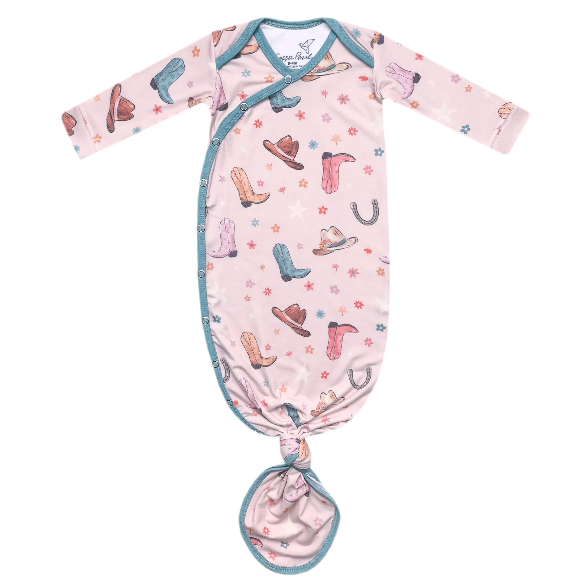 Cheyenne Knotted Gown - Doodlebug's Children's Boutique