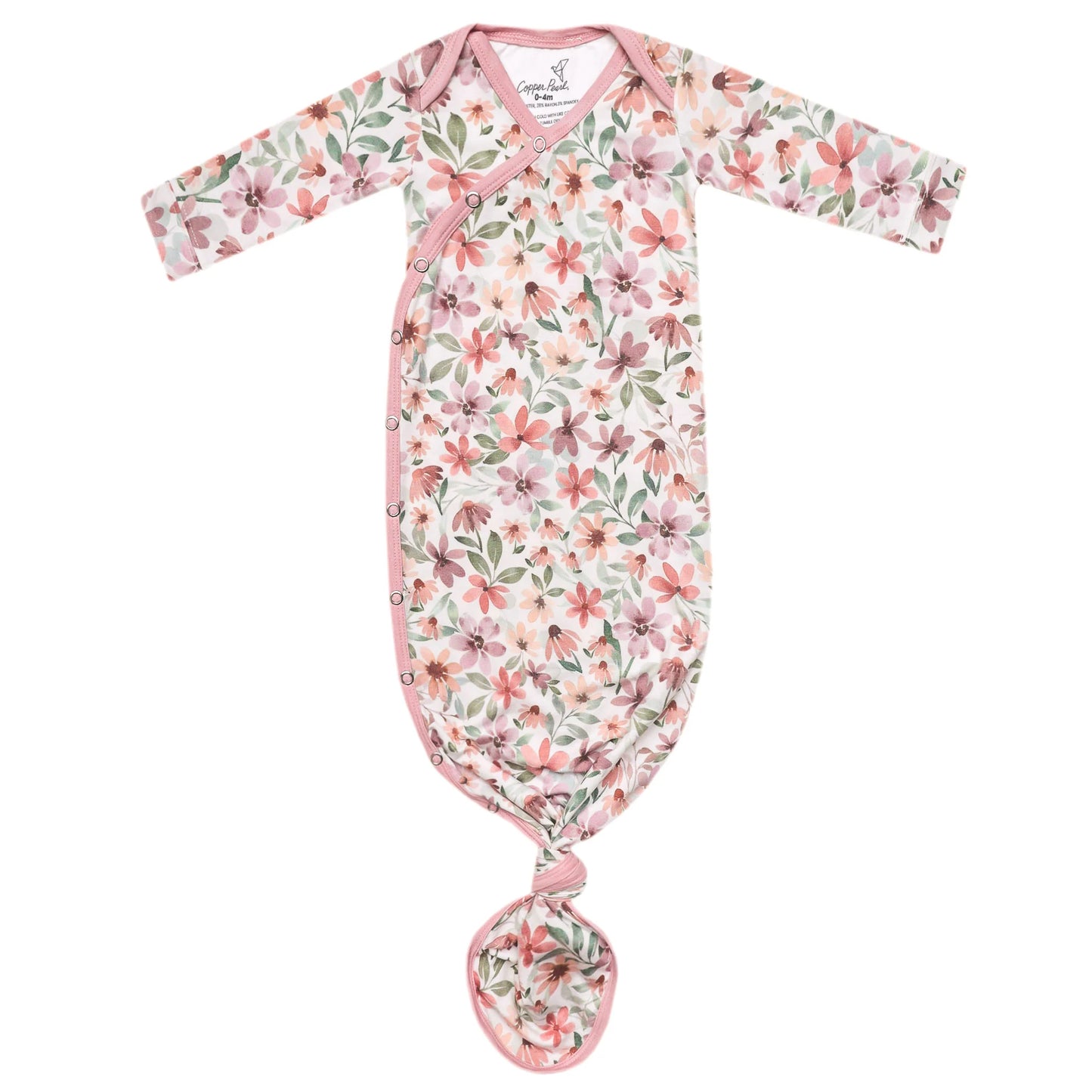 Natalie Knotted Gown - Doodlebug's Children's Boutique