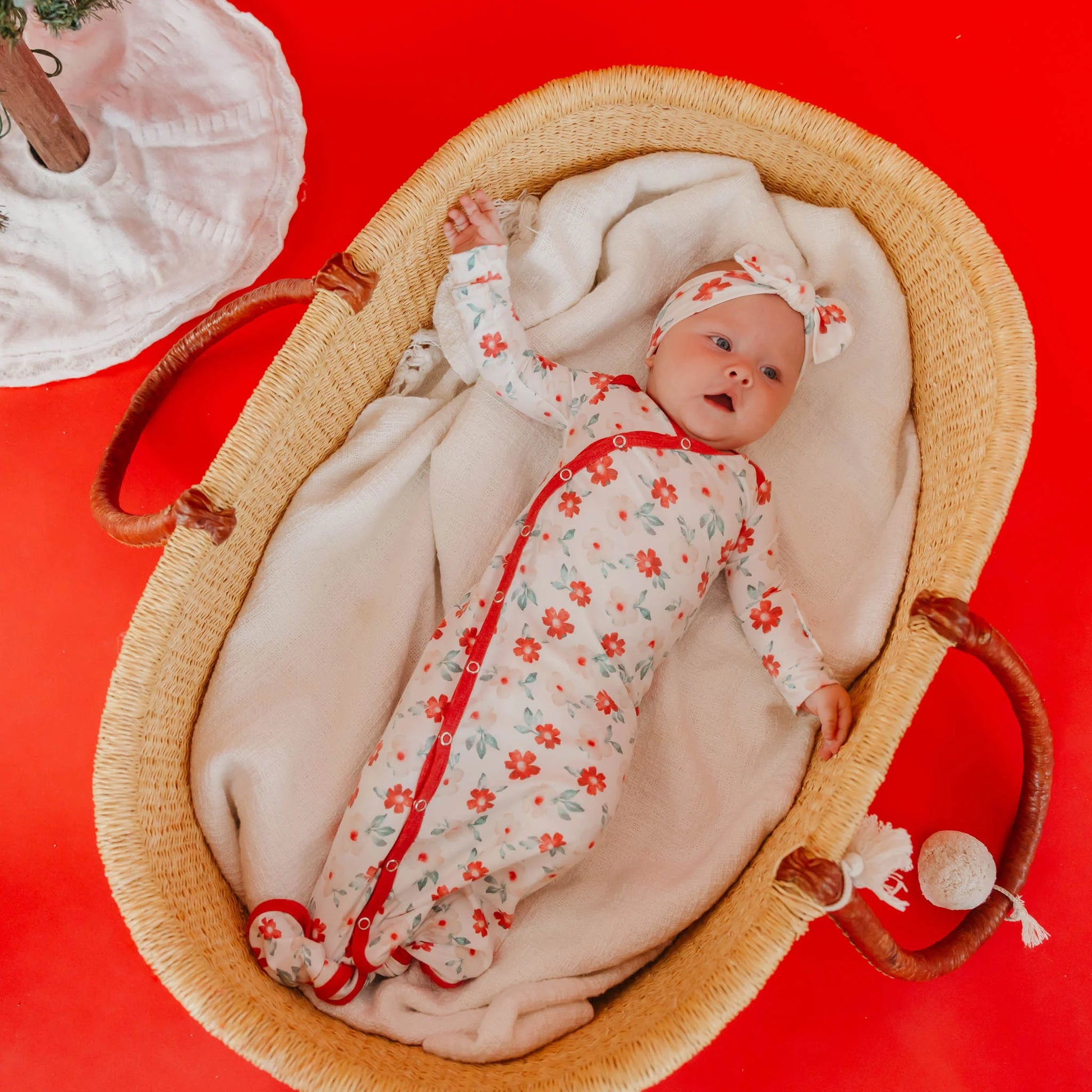 Noel Knotted Gown - Doodlebug's Children's Boutique