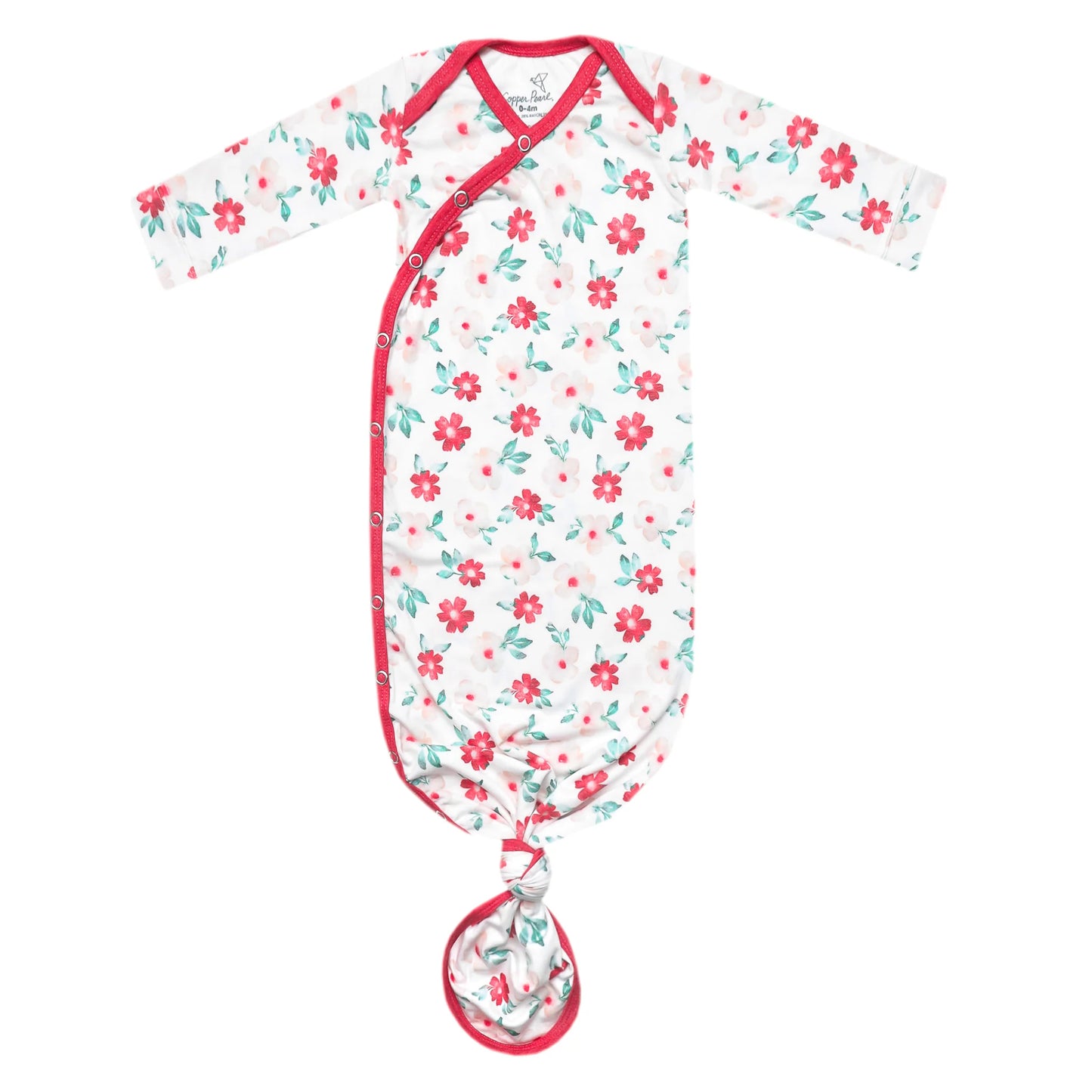 Noel Knotted Gown - Doodlebug's Children's Boutique