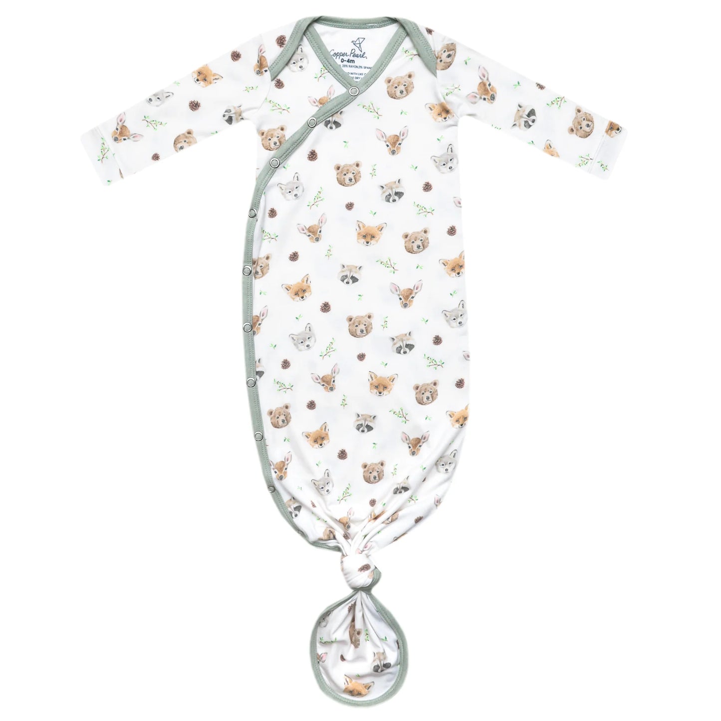 Wilder Knotted Gown - Doodlebug's Children's Boutique