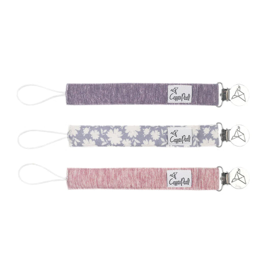 Lacie Binky Clip Set  - Doodlebug's Children's Boutique