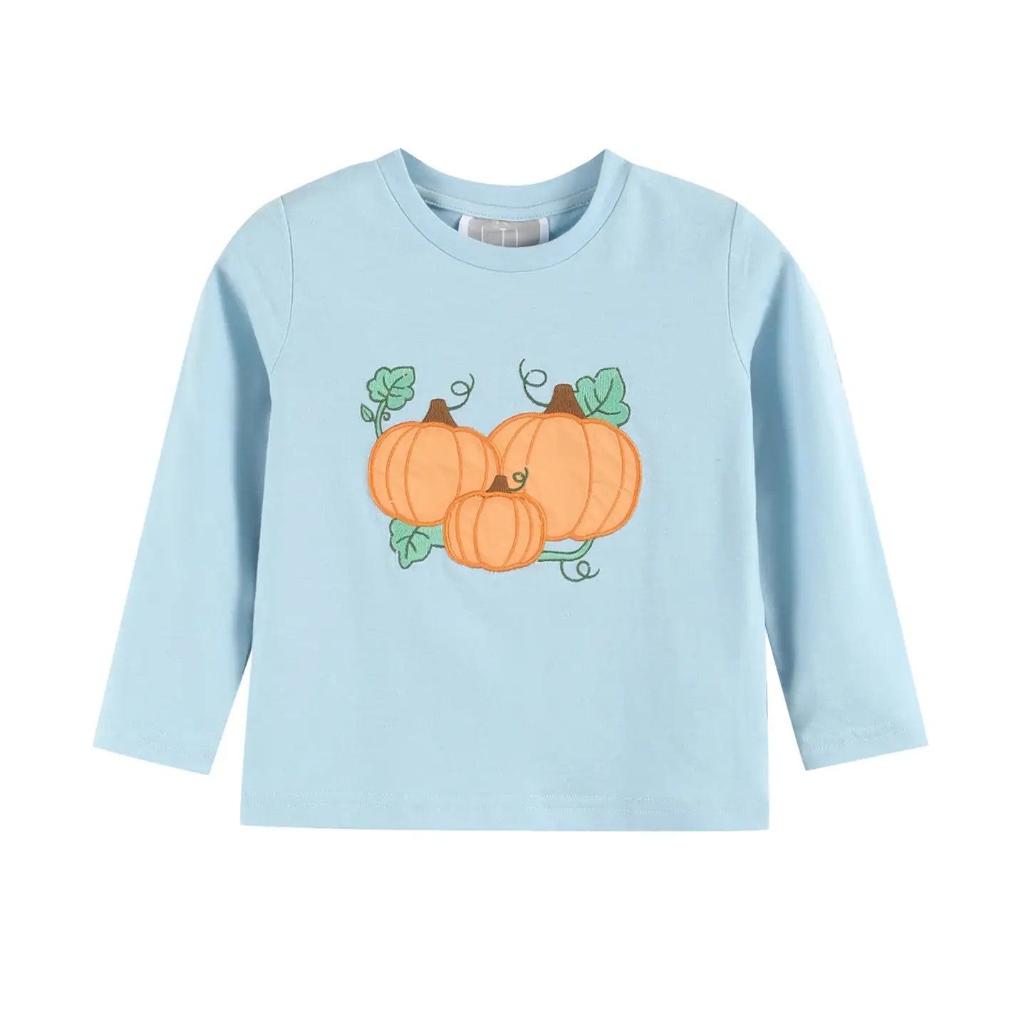 Pumpkin Applique Shirt and Khaki Pants Set - Doodlebug's Children's Boutique