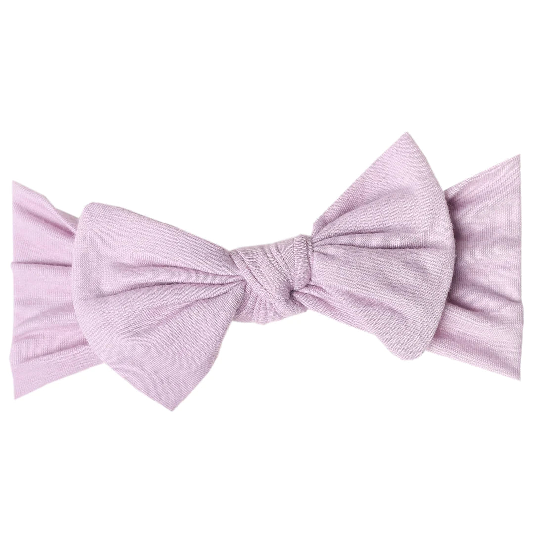 Lily Knit Headband Bow  - Doodlebug's Children's Boutique