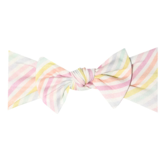 Lucky Knit Headband Bow  - Doodlebug's Children's Boutique