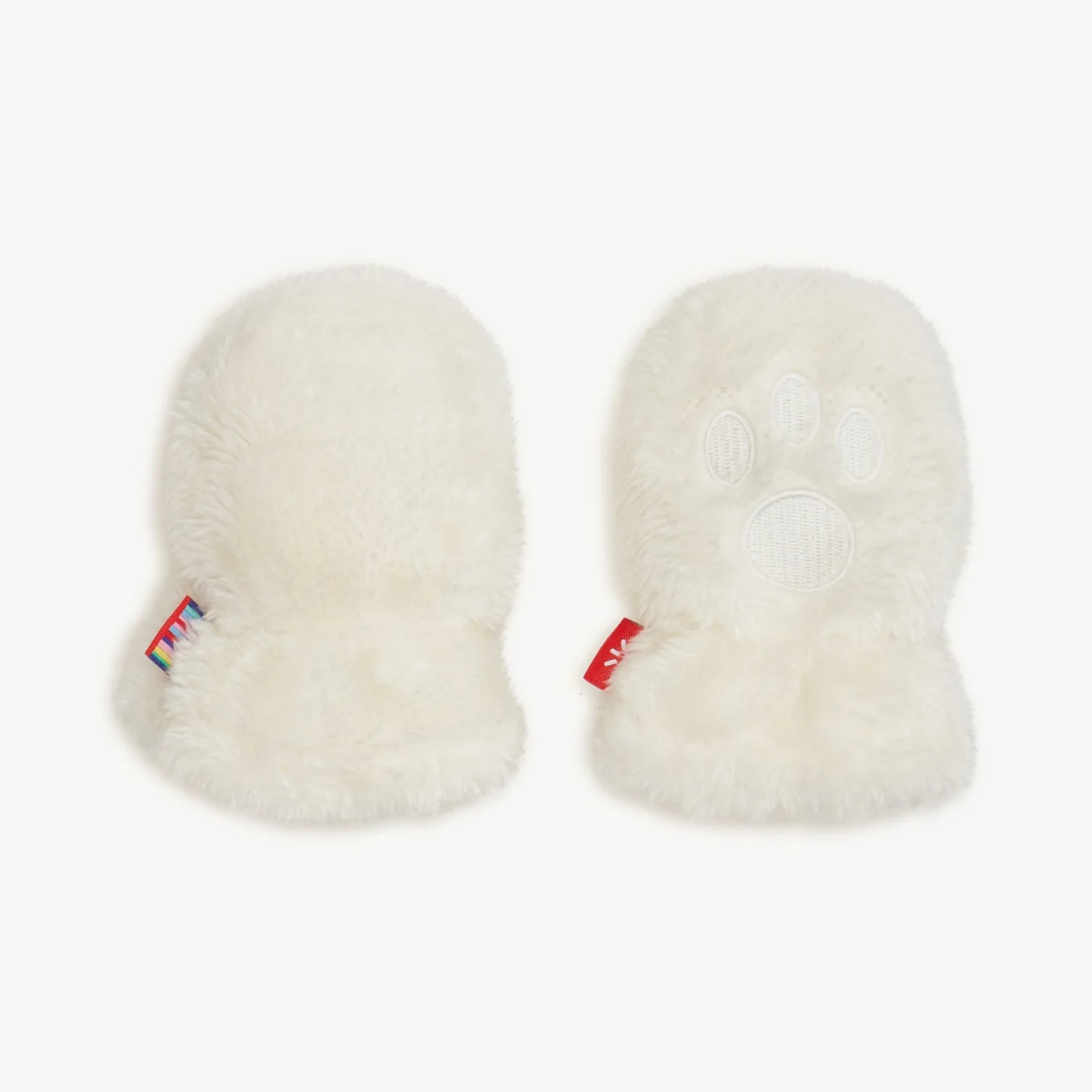 Cloud Minky Magnetic Bear Mittens - Doodlebug's Children's Boutique