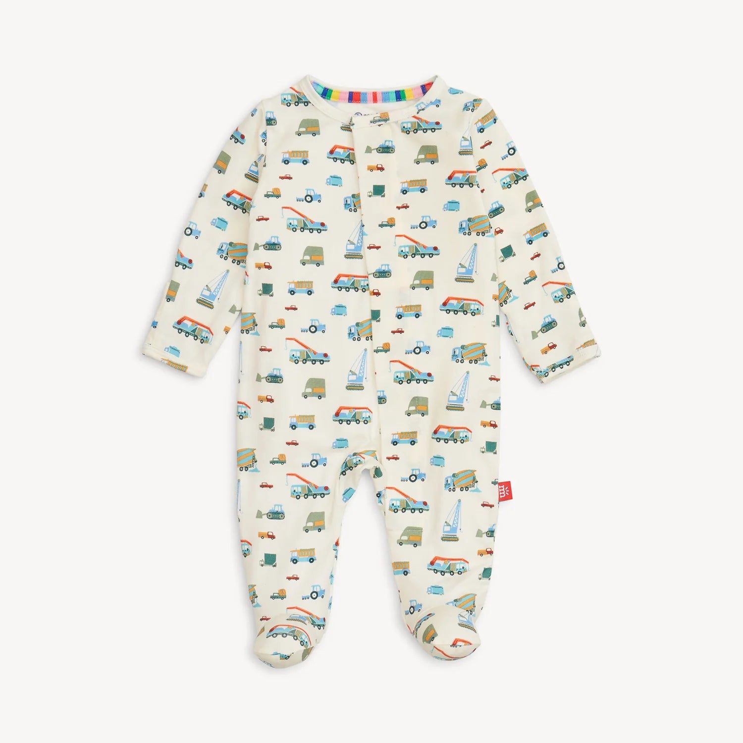 Dumps Like a Truck Modal Magnetic Footie - Doodlebug's Children's Boutique