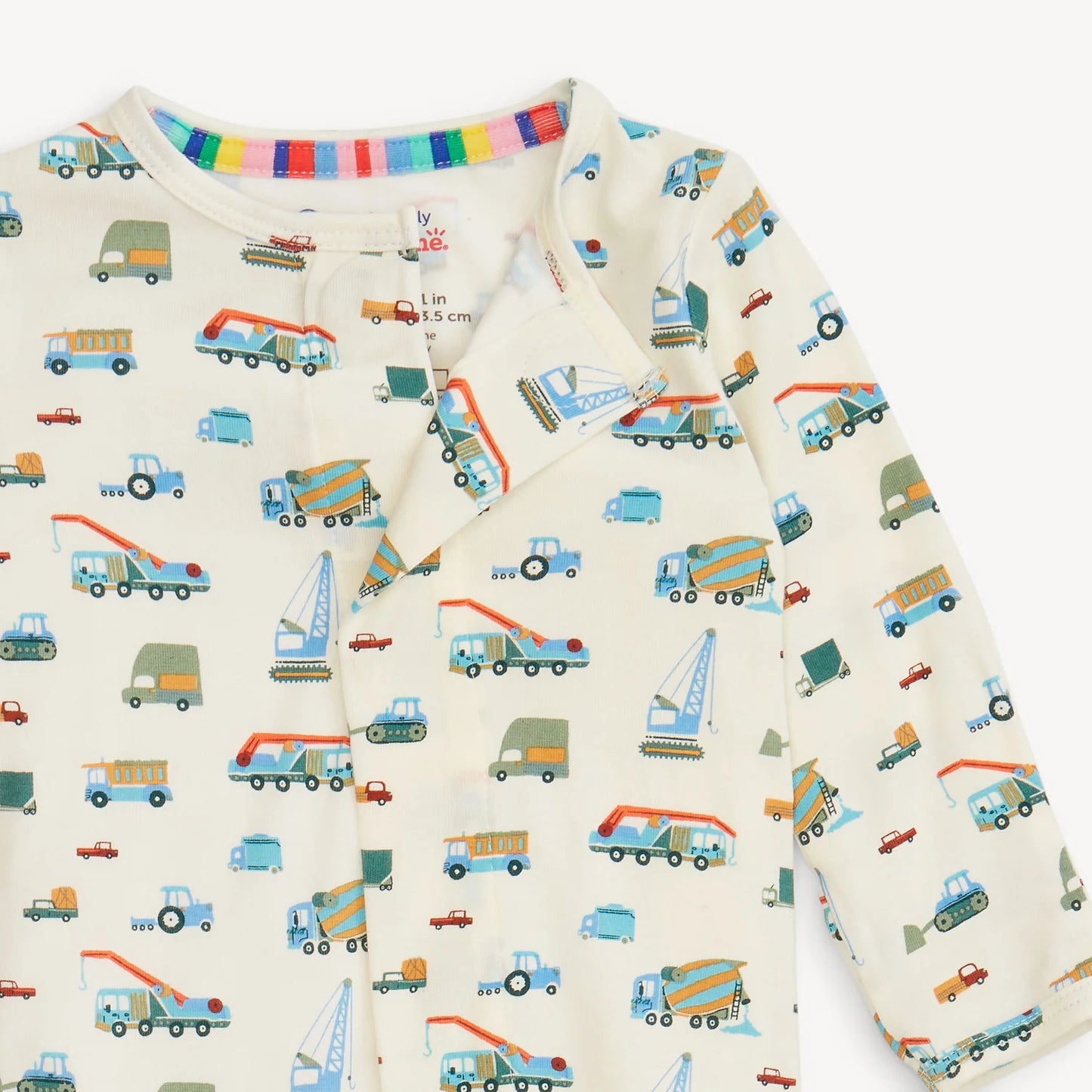 Dumps Like a Truck Modal Magnetic Footie - Doodlebug's Children's Boutique