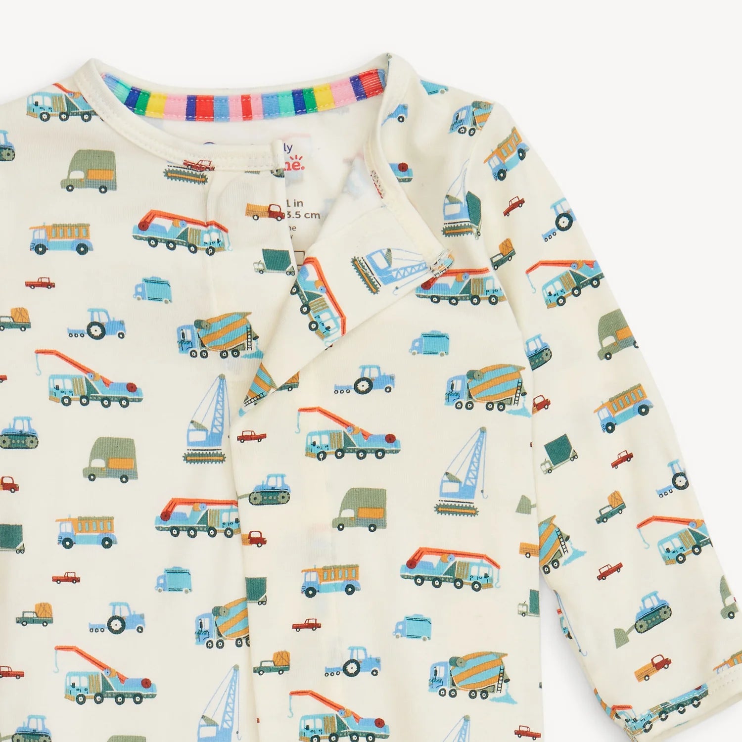 Dumps Like a Truck Modal Magnetic Footie - Doodlebug's Children's Boutique