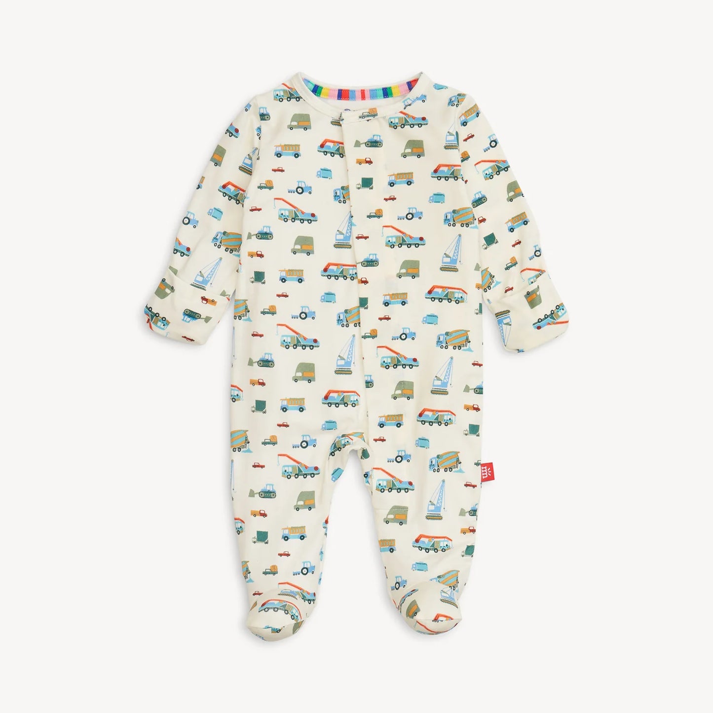 Dumps Like a Truck Modal Magnetic Footie - Doodlebug's Children's Boutique