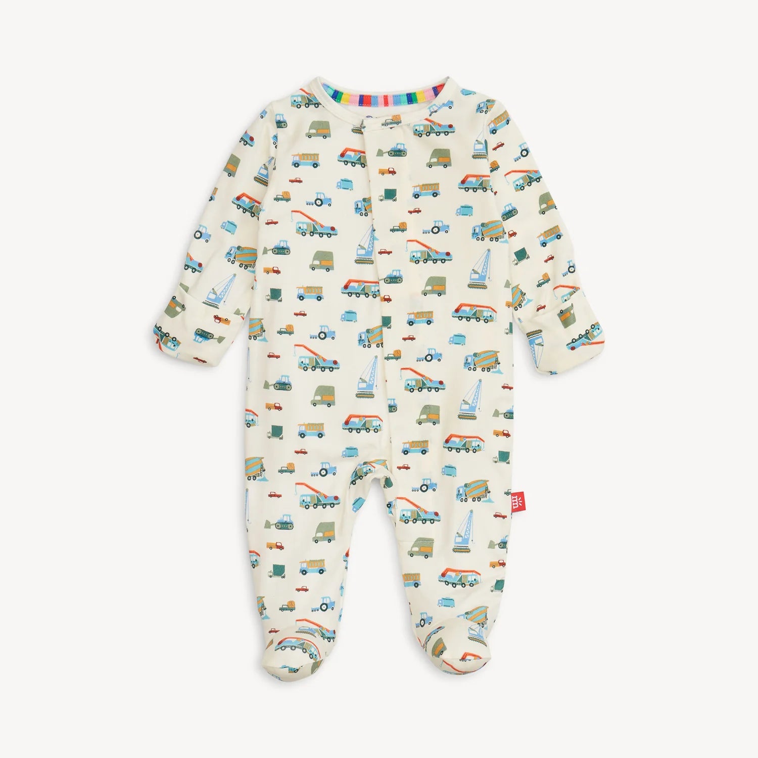 Dumps Like a Truck Modal Magnetic Footie - Doodlebug's Children's Boutique