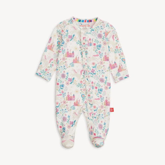 Tail of Magic Modal Magnetic Ruffle Footie - Doodlebug's Children's Boutique