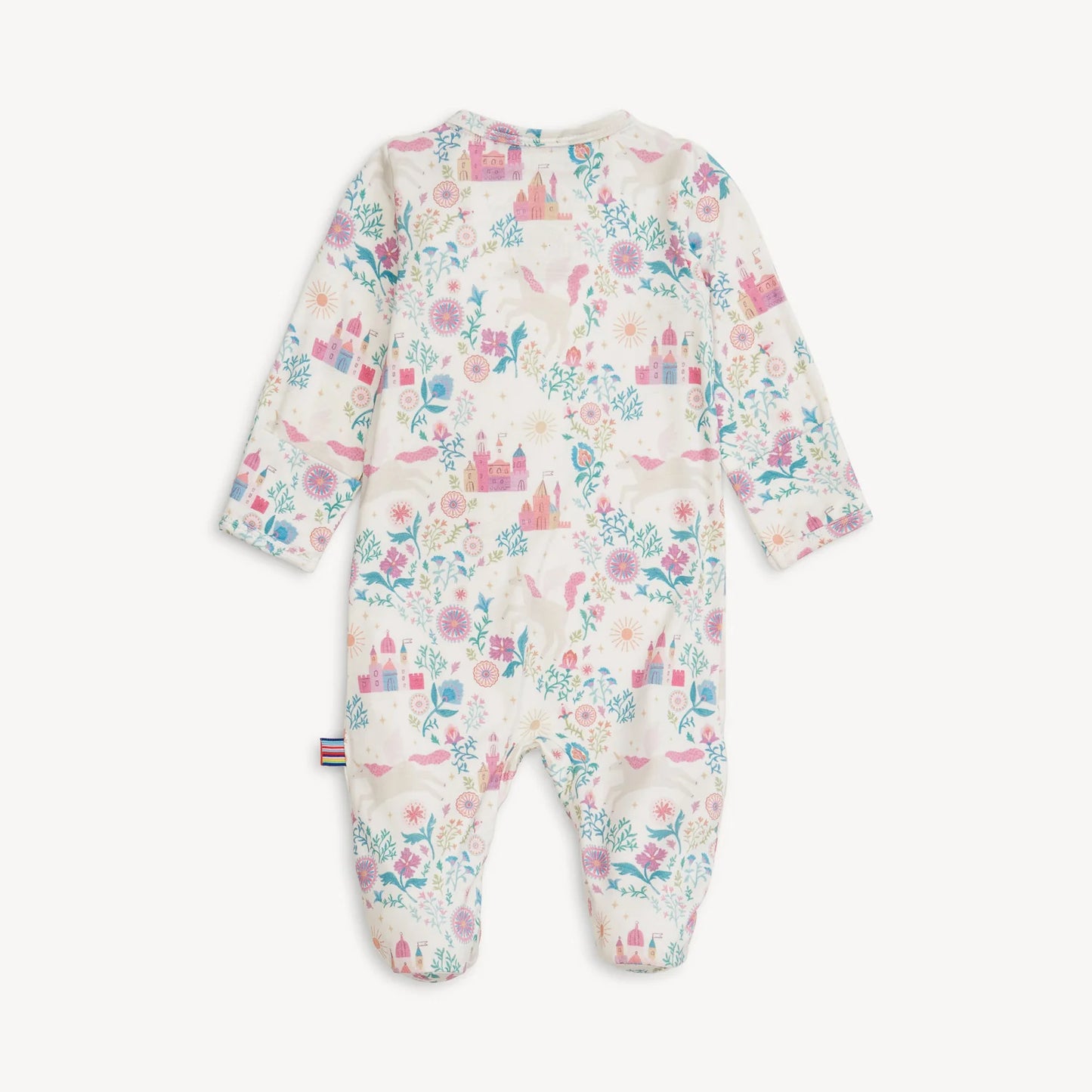 Tail of Magic Modal Magnetic Ruffle Footie - Doodlebug's Children's Boutique