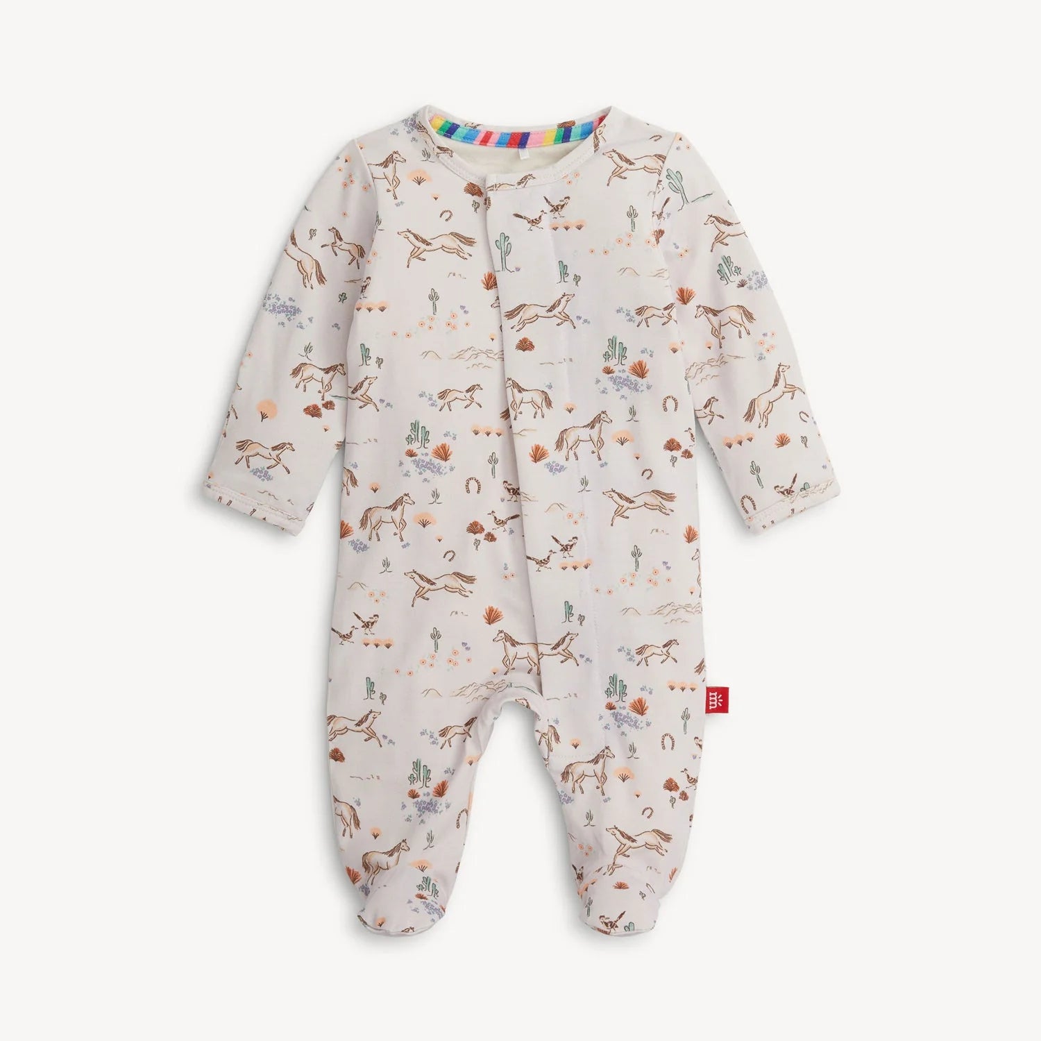 Born to Run Modal Magnetic RightFit Footie - Doodlebug's Children's Boutique