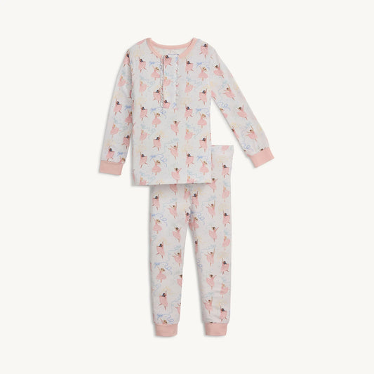 Pretty Plies Modal Magnetic 2 Piece Pajama Set - Doodlebug's Children's Boutique
