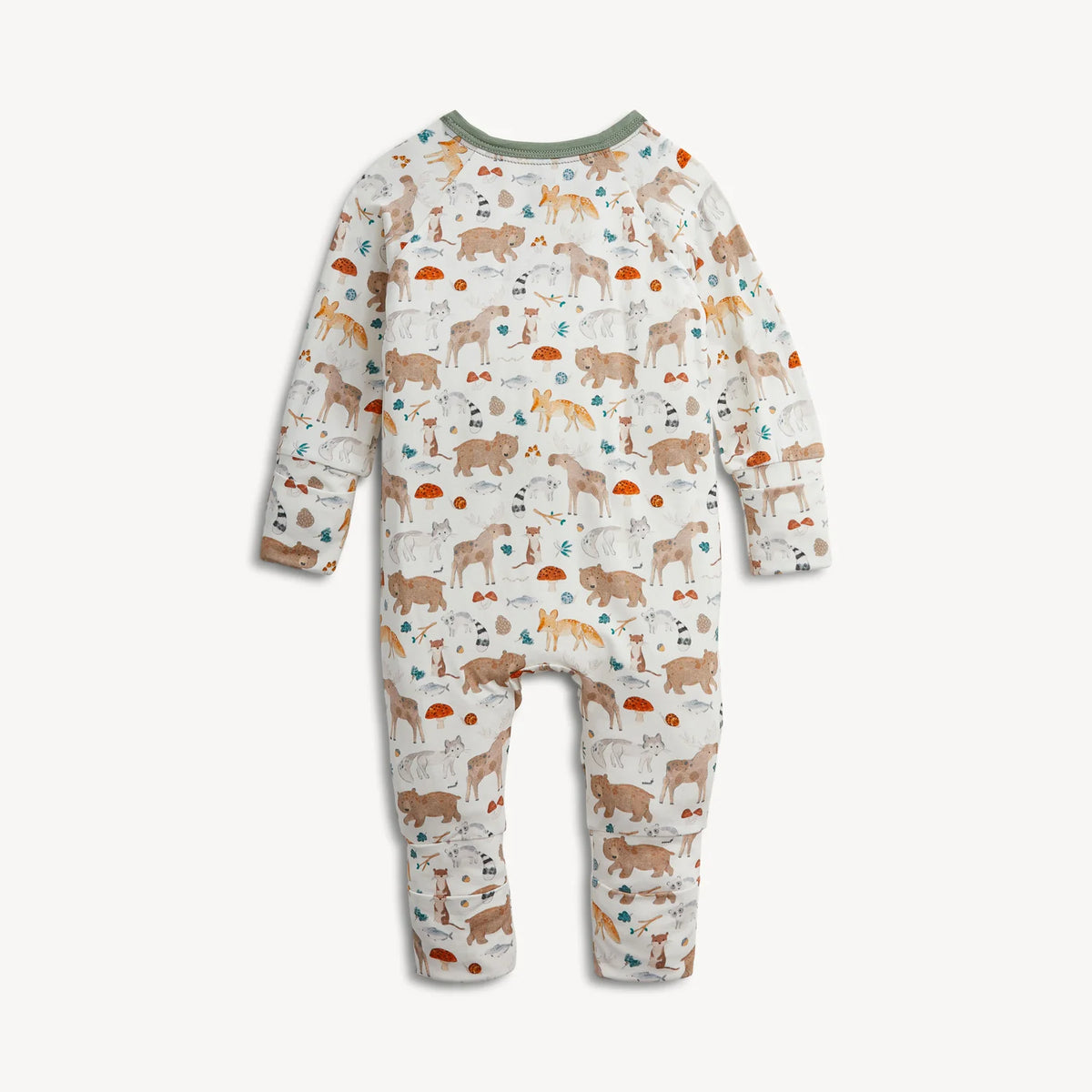 Wonderful Wildlife Modal Magnetic Coverall - Doodlebug's Children's Boutique
