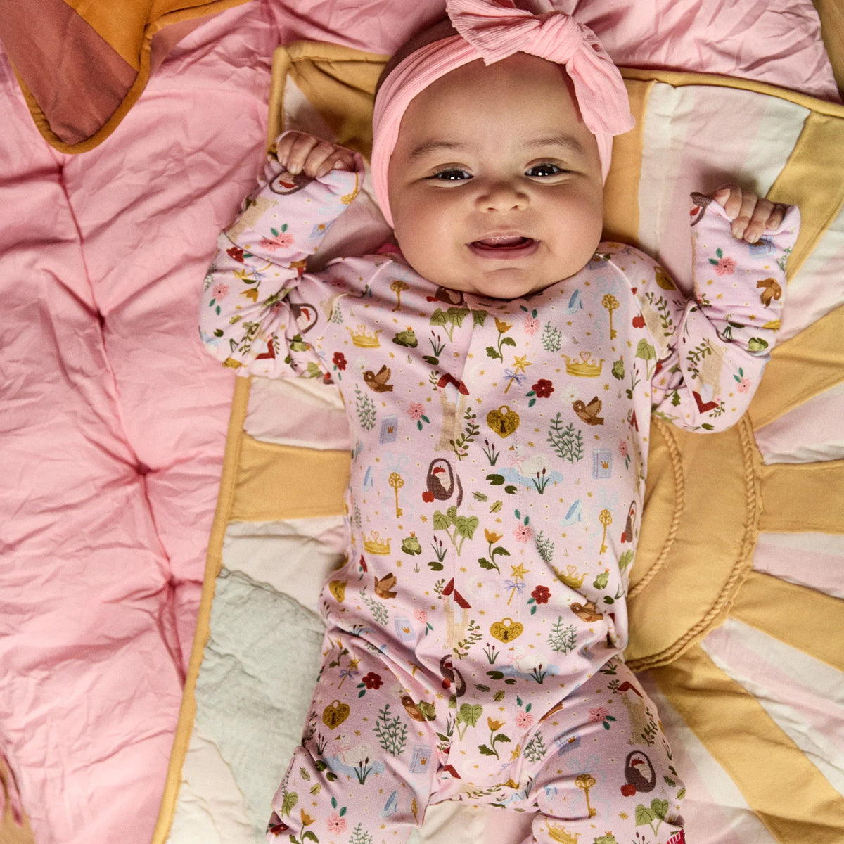 Fairytale Era Modal Magnetic Coverall - Doodlebug's Children's Boutique