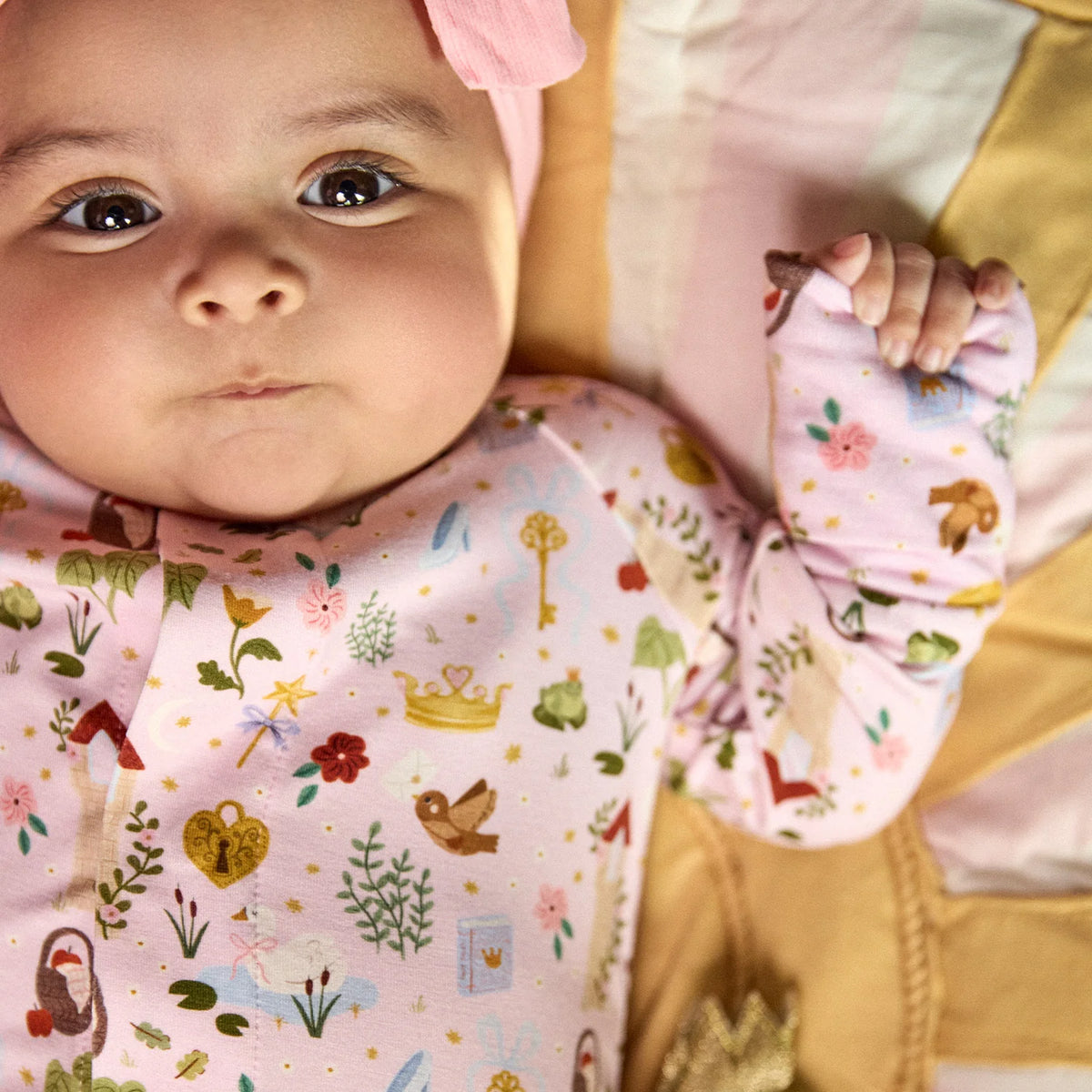 Fairytale Era Modal Magnetic Coverall - Doodlebug's Children's Boutique
