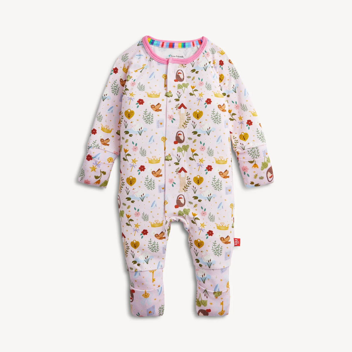 Fairytale Era Modal Magnetic Coverall - Doodlebug's Children's Boutique