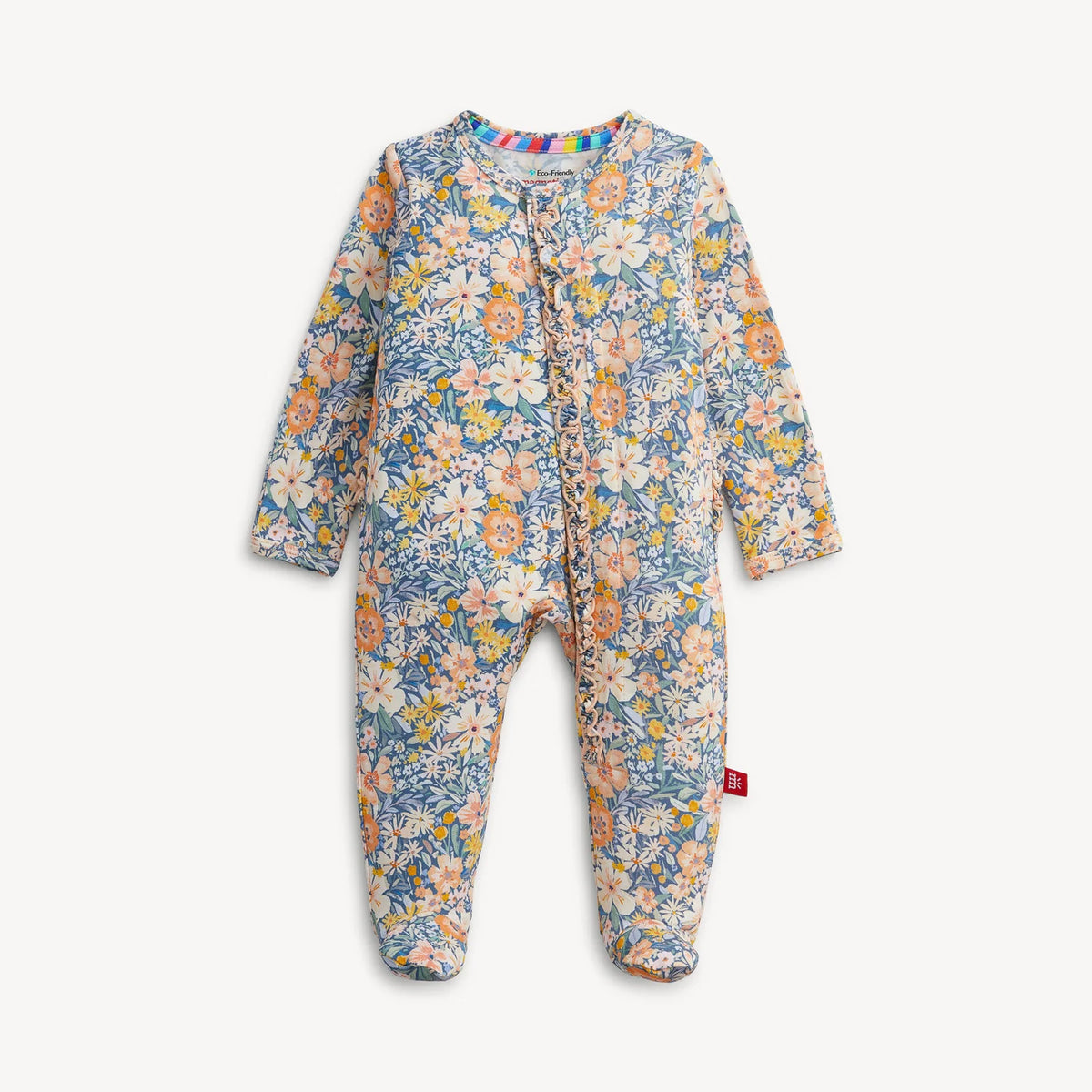 Flora Modal Magnetic Footie - Doodlebug's Children's Boutique