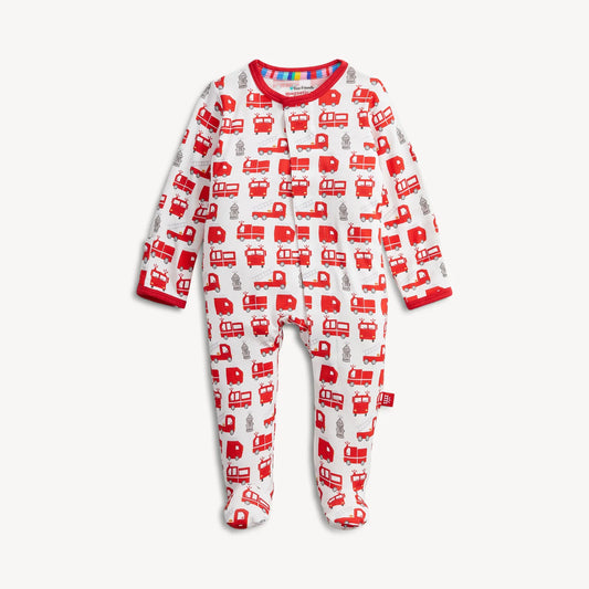 Fired Up Modal Magnetic Footie - Doodlebug's Children's Boutique