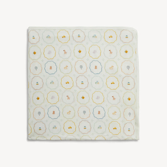 Nursery Magic Cream Baby Blanket - Doodlebug's Children's Boutique