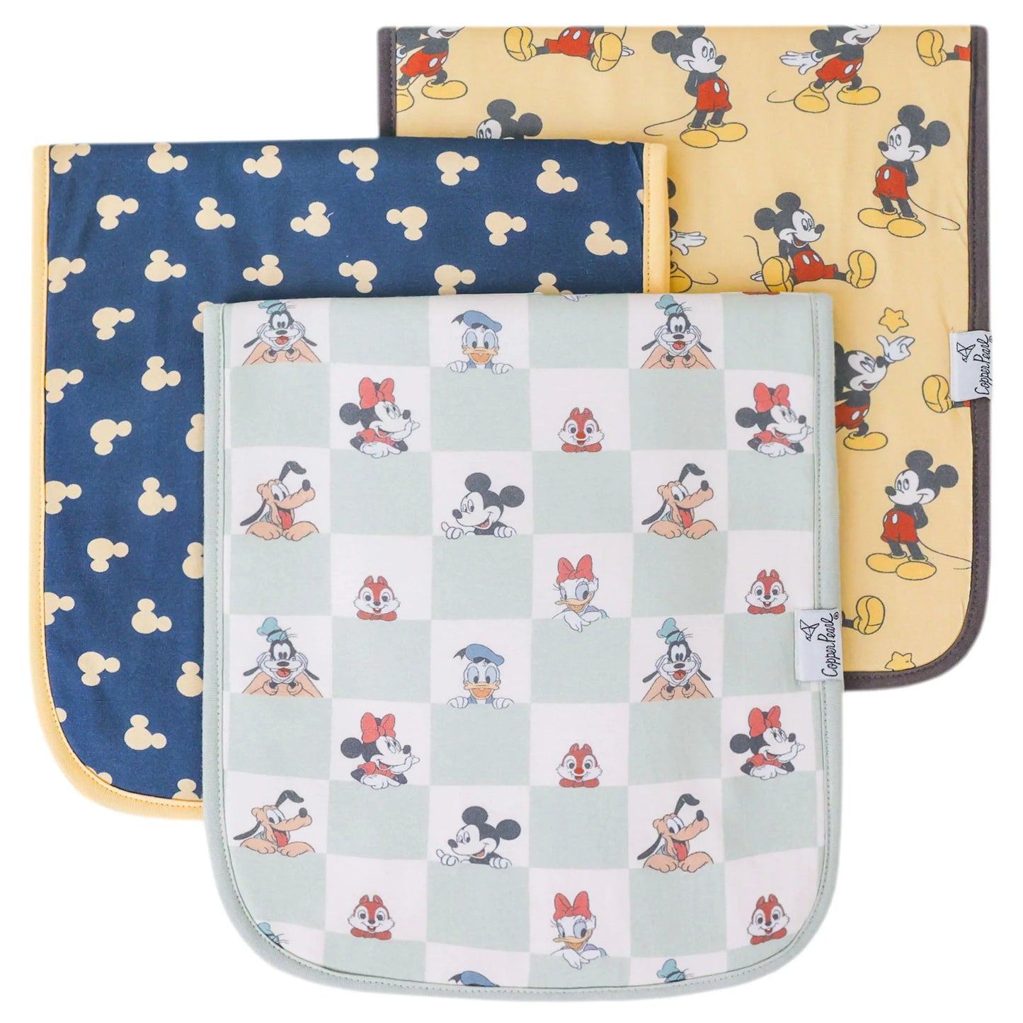 Mickey Mouse and Friends 3 Pack Burp Cloths - Doodlebug's Children's Boutique