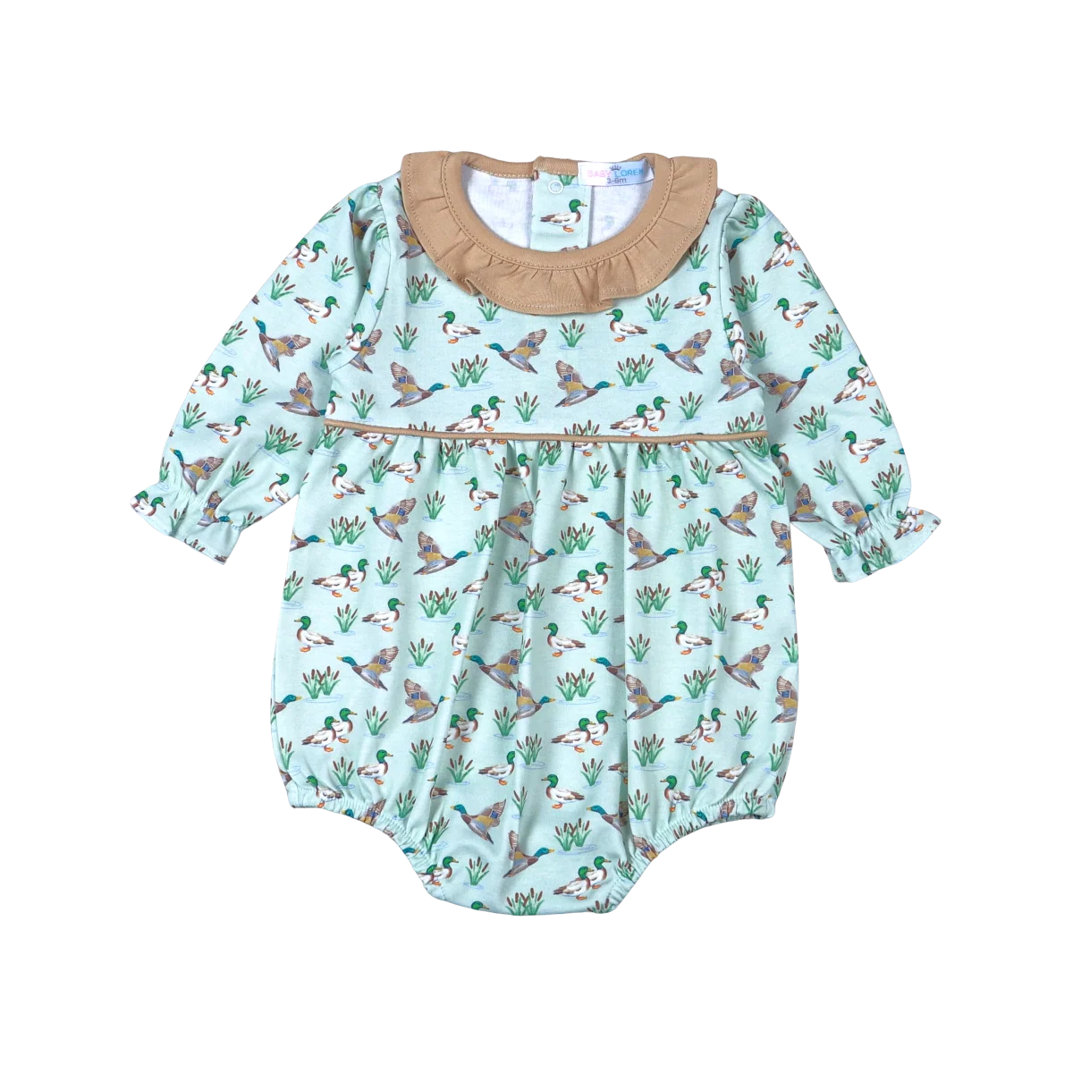 Mallard Ducks Ruffle Bubble - Doodlebug's Children's Boutique