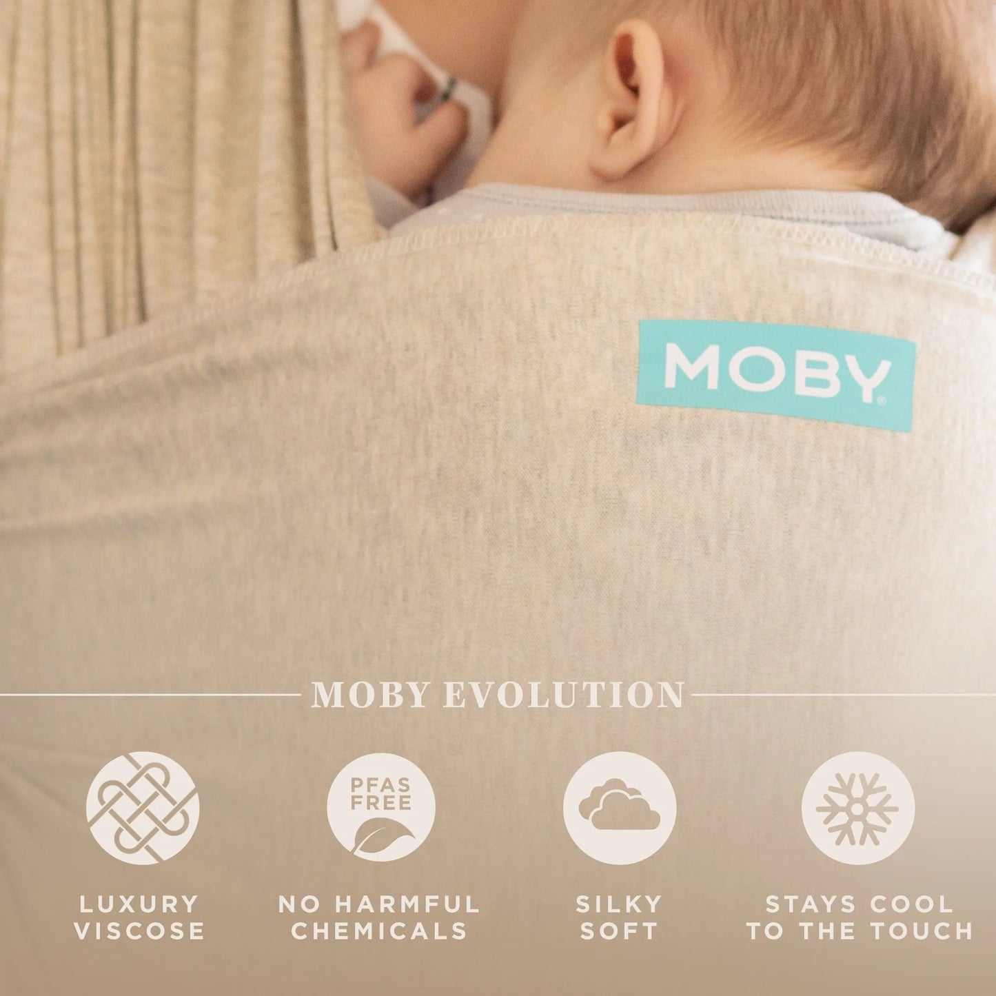 Evolution Baby Wrap in Almond - Doodlebug's Children's Boutique