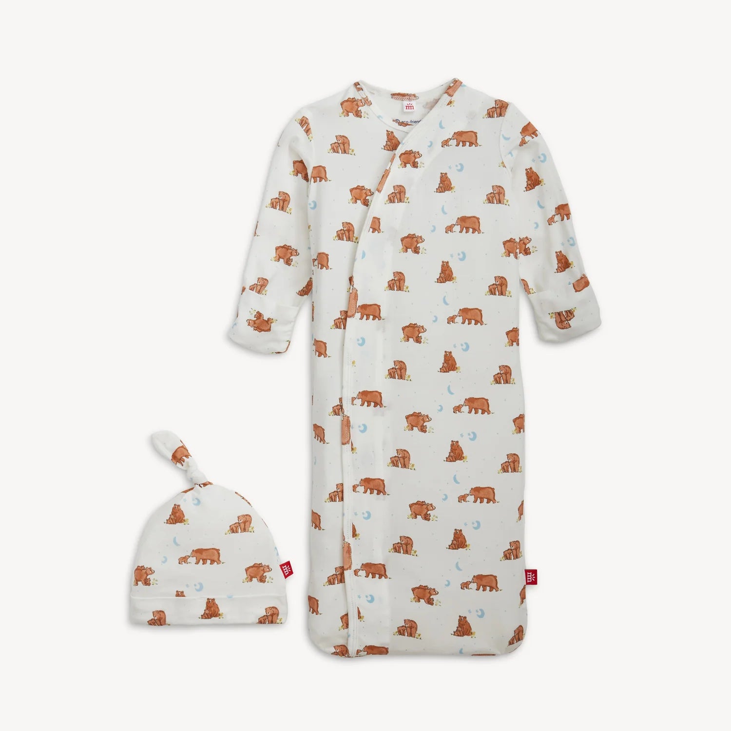 Wildly Loved Modal Magnetic Sleeper Gown + Hat Set - Doodlebug's Children's Boutique