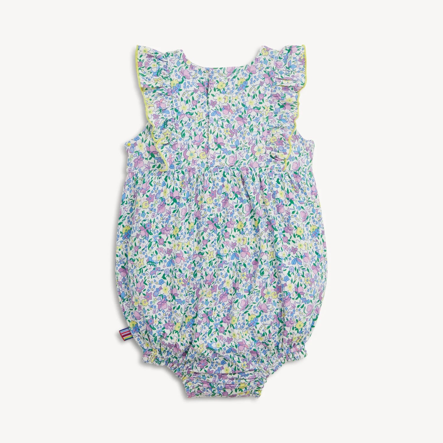 Lavinia Modal Magnetic Ruffle Bubble Romper - Doodlebug's Children's Boutique