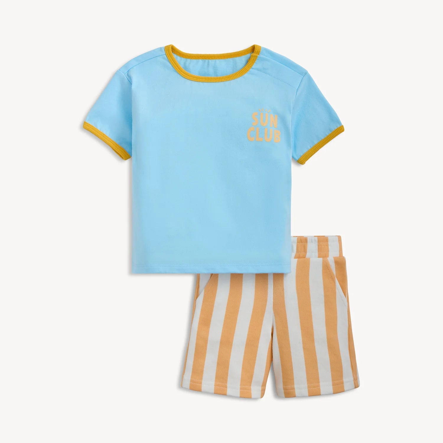 Sun Club Magnetic Top & Short Set - Doodlebug's Children's Boutique