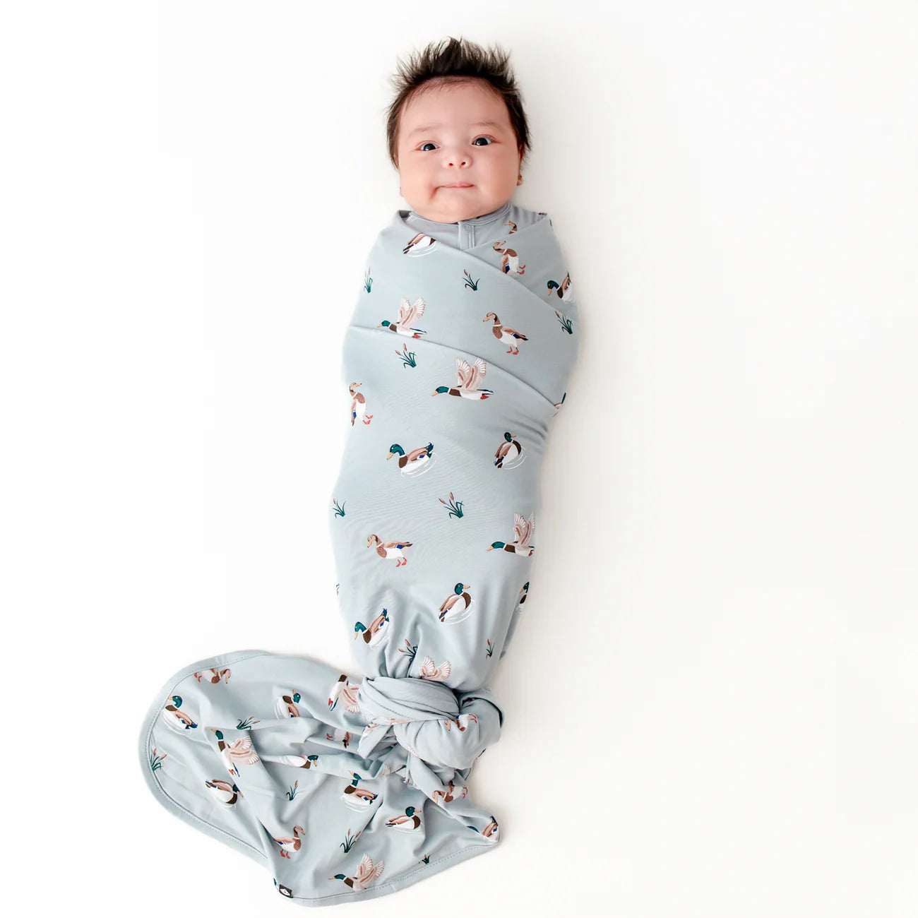 Swaddle Blanket in Mallard Duck - Doodlebug's Children's Boutique