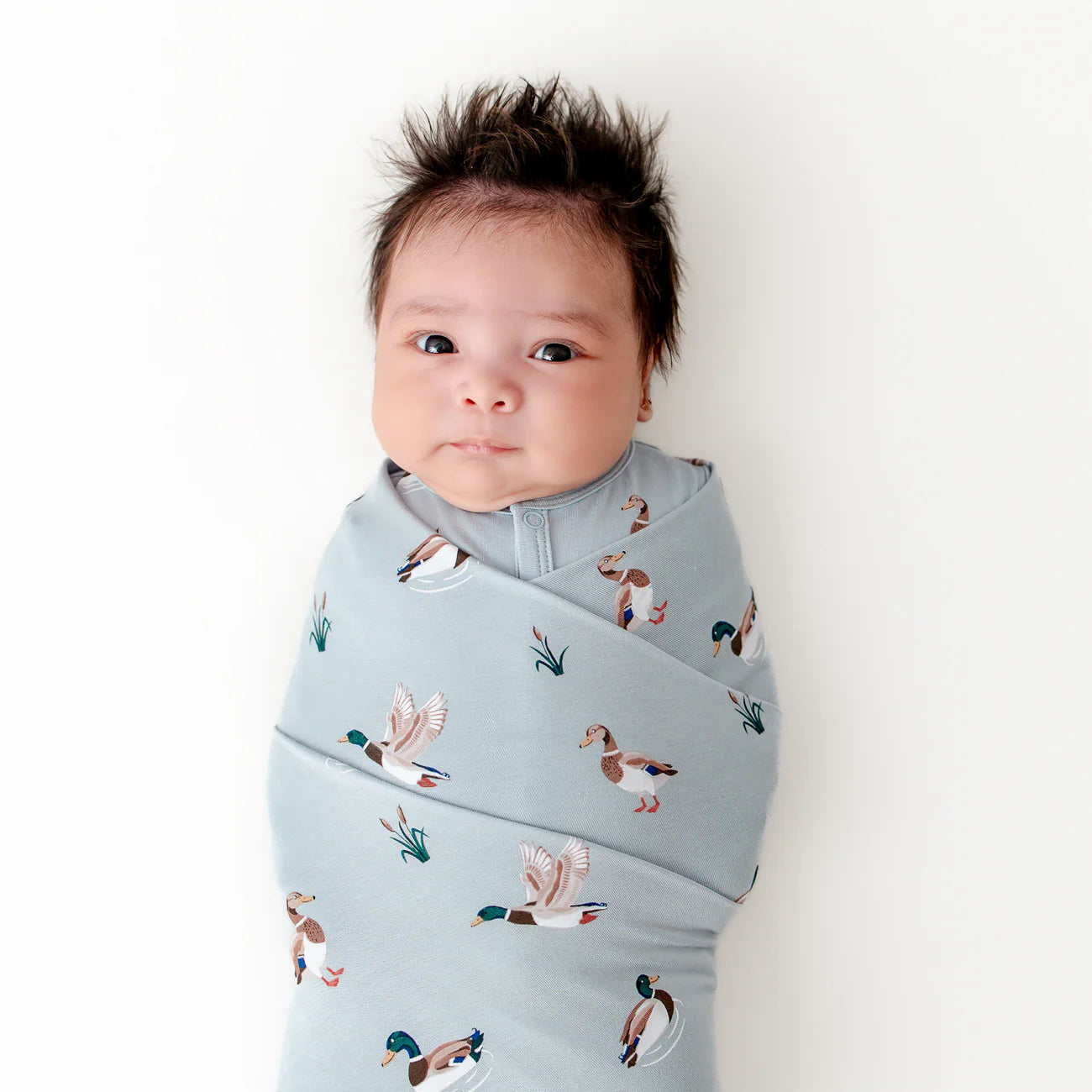 Swaddle Blanket in Mallard Duck - Doodlebug's Children's Boutique