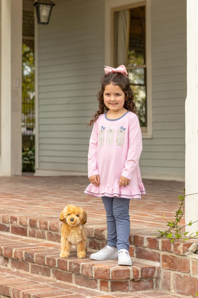 Dog Ruffle Pants Set - Doodlebug's Children's Boutique